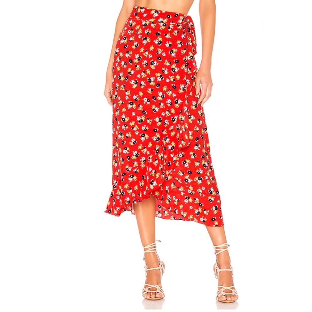 Faithfull the Brand Celeste Wrap Skirt
